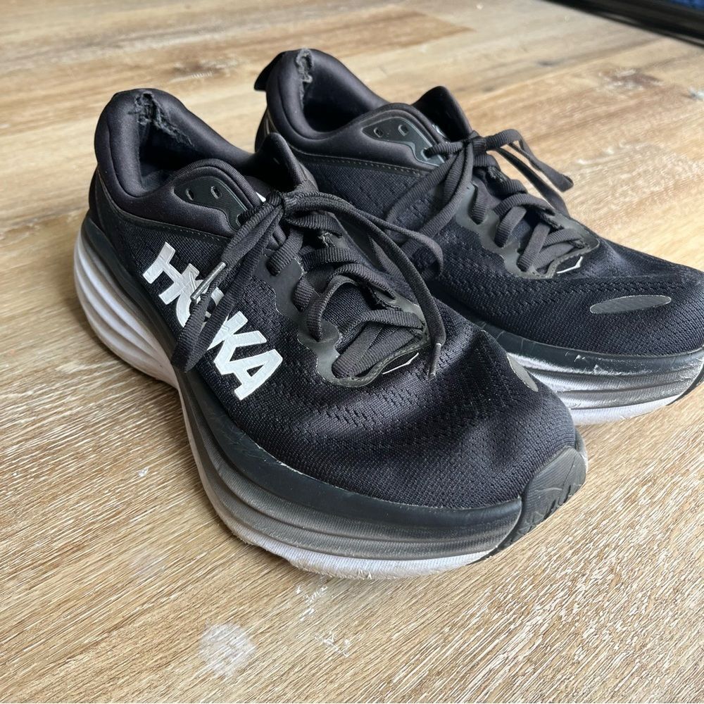 HOKA Bondi 8 Running Shoes Black